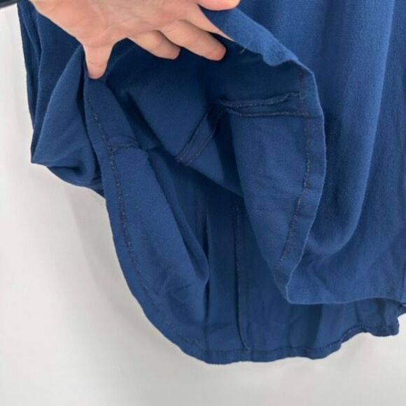 Reformation‎ Elton Dress in Peacock Blue Size Medium Shift Easy Loose Fit - Picture 5 of 13